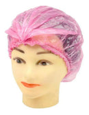 Touca Plástica Descartável Colorida Para Banho 100 Unidades