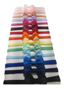 Kit 15 Laços De Cabelo Bebê Na Meia Seda Rn + Full