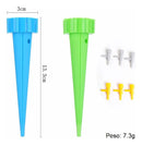 Kit 12 Gotejadores Dosadores Irrigadores Jardim Vaso Horta Verde