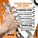 Chave Combinada Catraca Jogo De Chaves Com 7 Peças De Aço 08 A 19mm Reforçado Bmb-01 Indufer