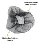 Touca De Redinha Capilar Luxo Cor Preto x 100 Uni