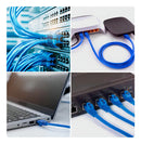 Cabo De Rede 10m Cat5e 10 Metros Azul Ethernet Lan Rj45 Boyu Cell