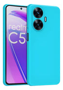 Capa Capinha Compativel Para Realme C55 4g Avelud Azul piscina