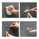 Ecomixshop Kit 10 Ganchos Adesivo Inox Suporte Parede Super Aderência Sem Prego Sem Sujeira