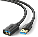 Cabo Extensor Usb 3.0 Ugreen 1 Metro 5gbps Macho Para Fêmea Cor Preto
