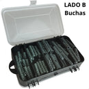 Kit Parafusos E Buchas Chipboard Philips Madeira Parede Total 300 Itens Com Estojo Diversas Medidas Alvenaria Concreto