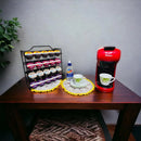 Suporte Porta 40 Cápsulas Café 3 Corações Premium Preto