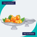 Saladeira Ruvolo, Fruteira Cozinha Mesa, Fruteira Vidro com Pé