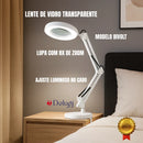 Luminaria Lupa Estetica Ring Lig Branco Branco 127/220V