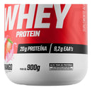 Whey Protein 100% Concentrado Pote 900g Sabor Morango - FTW