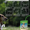 Coleira Anti Pulgas E Carrapatos Leevre M/g - 63cm Ouro Fino