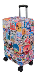 Capa Para Mala Viagem Tamanho M De 60cm Ate 65cm  Wanderlust