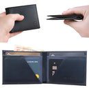 Carteira Masculina Horizontal Slim Cor Preto