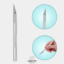 Estilete De Precisão Para Corte Bisturi Arte + 5 Lâminas