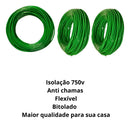 Fio 2,5mm Sil Cabo Flexível Com 50m Metros Cores Diversas Cor da cobertura Verde