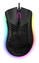 Mouse Gamer Colmeia Para Jogo Knup Rgb 7200 Dpi Cor Preto
