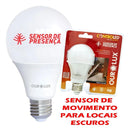 Lampada Controled 9w Sensor De Presença 6500k 760lm Ourolux