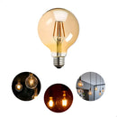 Lâmpada Decorativa Filamento Led Globo G80 Luz Âmbar 4w 2200K Cor Da Luz Branco Quente - Bivolt 110v/220v