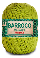 1 Barbante Barroco Fio 6 Maxcolor 200g -esc PISTACHE 5800