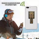02 Antenas Adesiva Amplificadora Sinal Celular Externa Rural