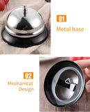 Campainha Sino Balcão Garçom Hotel Recepção Padaria Porteiro Cor Prateado