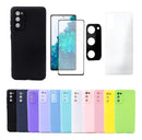 Capinha Capa Case Para Galaxy Samsung S20fe + 3 Pelíc Preto