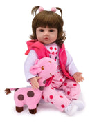VXN Boneca Bebe Reborn Silicone Realista 48cm