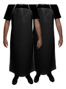 Kit 2 Avental Branco Impermeável De Pvc Cozinha E Aço Preto