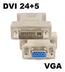Adaptador Dvi-i 24+5 Pinos Macho P/ Vga 15 Pinos Femea
