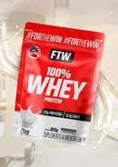 Whey Protein 100% Concentrado Refil 900g Sabor Leite - FTW
