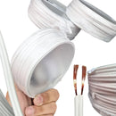 Fio Paralelo Duplo 2x1,5mm Rolo 100 Metros Cor Da Cobertura Branco
