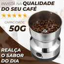 Moedor De Café Grãos Triturador Sementes Elétrico Automático Aço Inox Marca Ecomixshop