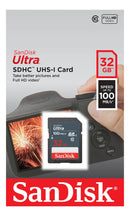 Cartão Memória 32gb Sandisk Ultra Sdhc Sdsdunr-032g-gn3in
