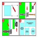 10 Botões Francês Aço Suporte P Espelho Botão Francês Metal