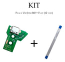 Kit Placa Usb Controle Ps4 Jds-040 + Cabo Flat 12 Vias