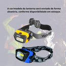 Lanterna De Cabeça Profissional Trabalho Funilaria Oferta Preto - Amarelo