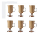 Caneca Xícara Cappuccino Café De Vidro 120ml C/6pçs