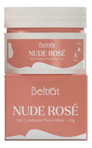 Gel Construtor Nude Rosé Beltrat 24g /alongamentos De Unhas