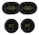 Kit Fácil Bravox Alto Falante 6x9 + 6 240w Rms Linha Gold