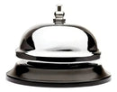 Campainha Sino De Mesa Aço Inox Hotel Bar Cozinha Recepção Cor Prateado