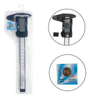 Paquímetro Digital Fibra De Carbono + Estojo + 2 Baterias Display Digital Sobrancelhas Micropigmentação Bateria