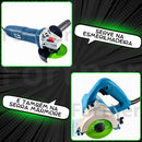 Disco De Corte Diamantado Vidro Espelho Porcelanato Kit 3und Cor Verde