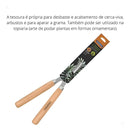 Tesoura Poda Tramontina Tesourão Jardinagem Grama Cerca Viva