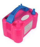 Inflador Elétrico Balão Bexiga Bomba 2 Bicos Festa Rosa