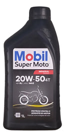 Óleo de motor Mobil mineral 20W-50 para moto/quadriciclo de 1 unidade x 1L