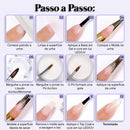 Kit Alongamento Unha Copo Dappen Monomer Pincel Pó Acrílico