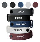 5 Pulseira Para Relógio Miband7 Mi Band 7 Mi7 + Película 3d Cor Chumbo / Preto / Marinho / Branco / Marsala Largura 15 Mm