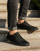 Sapatenis Masculino Tênis Casual Confortável Barato  Preto 40