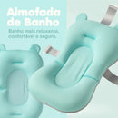 Almofada de Banho para Bebê Azul Baby Infantil Anatômica Ursinho Menino Menina