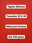 Tapete Culinário Chef Silicone Antiaderente 40x30 Clink